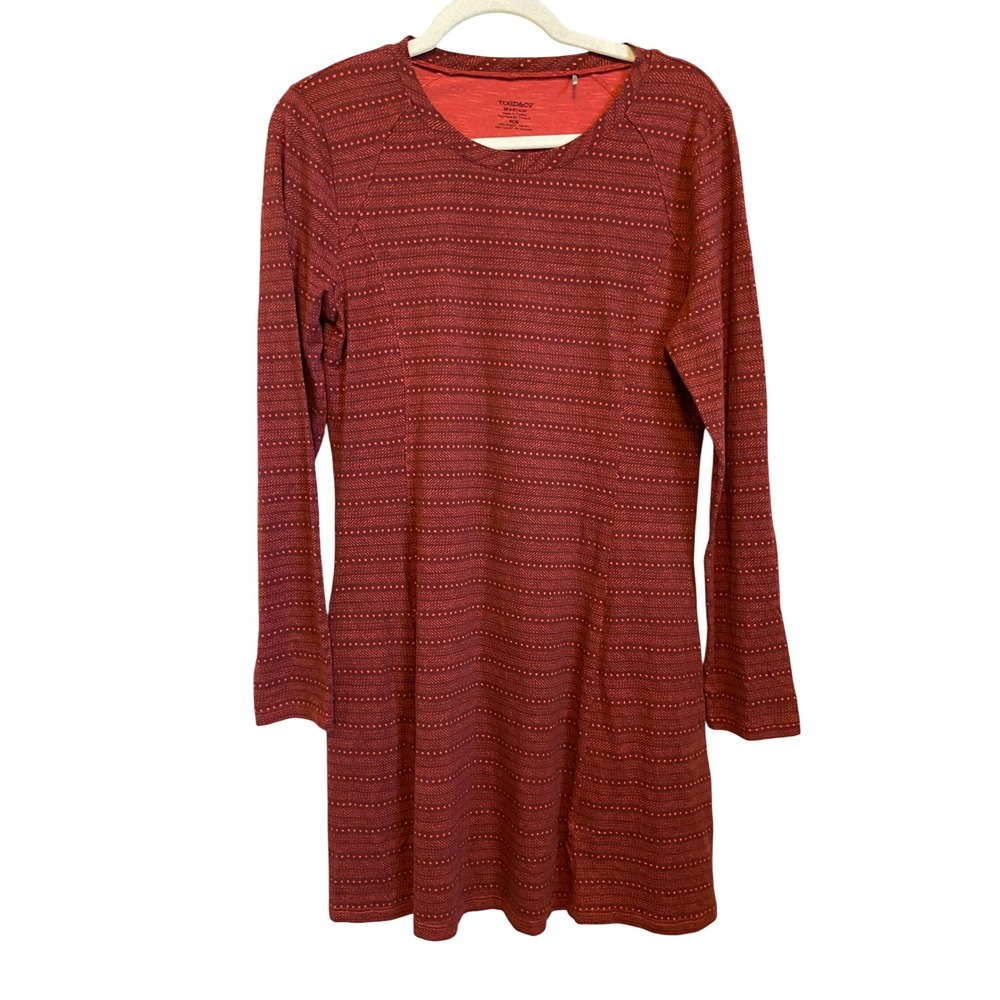 Toad & Co Womens Windmere Long Sleeve Tunic Dress Size Medium‎